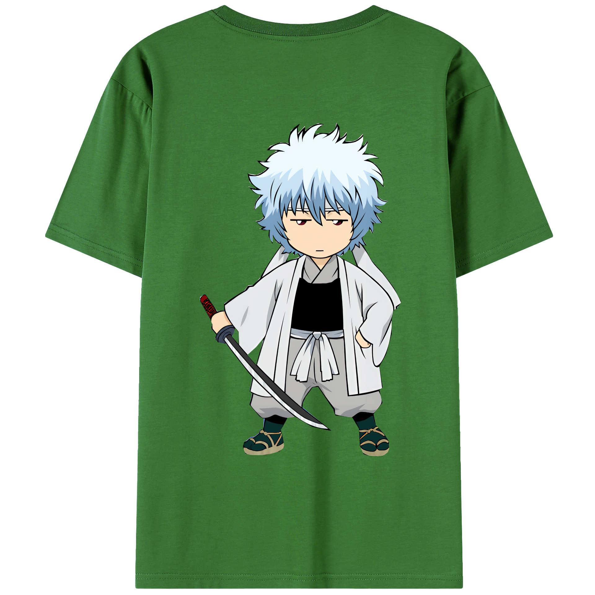 （画像用） ぎんたま 坂田銀時（さかたぎんとき） 神楽 志村新八（しむら しんぱち） GINTAMA Sakata Gintoki Kagura Shimura Shinpachi レディース半袖Tシャツ(バックプリント)